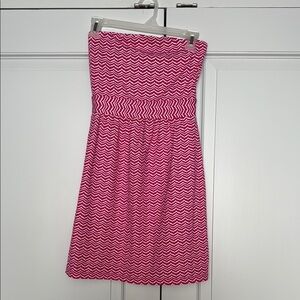 Vineyard Vines Pink Strapless Dress